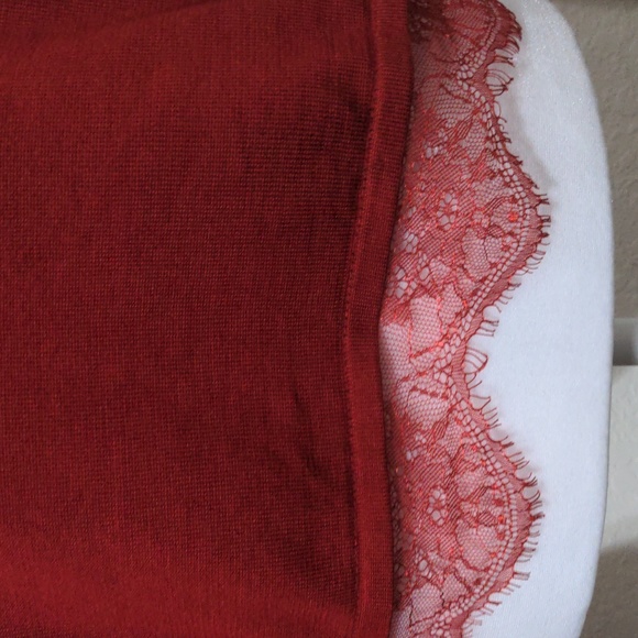 Stitchcount Women's Red Long Sleeve Open Sweater. Size M NWT - Picture 7 of 7